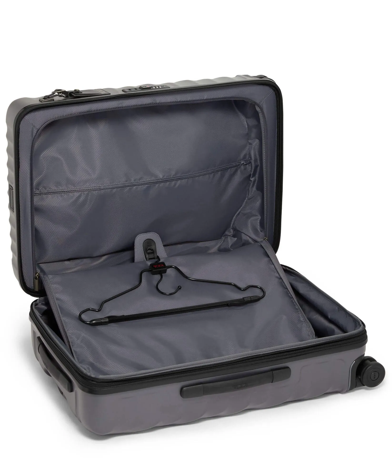 19 Degree Short Trip Expandable 4 Wheeled Packing Case - Grey Texture