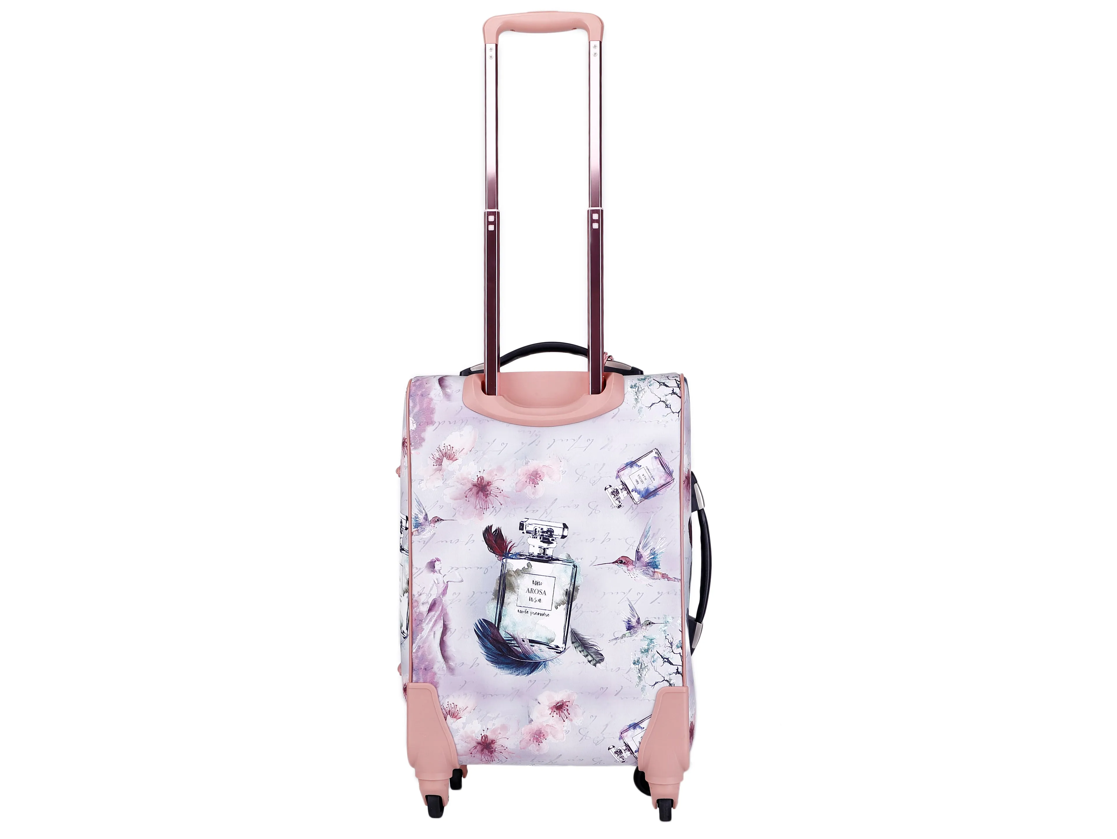 Arosa Designer Feather Print Luggage