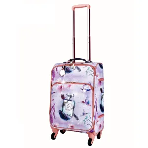 Arosa Designer Feather Print Luggage