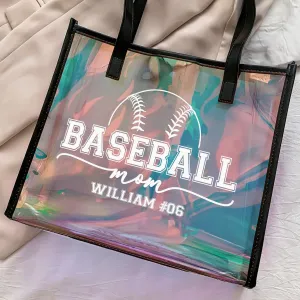 Baseball Mom - Personalized Holographic Tote
