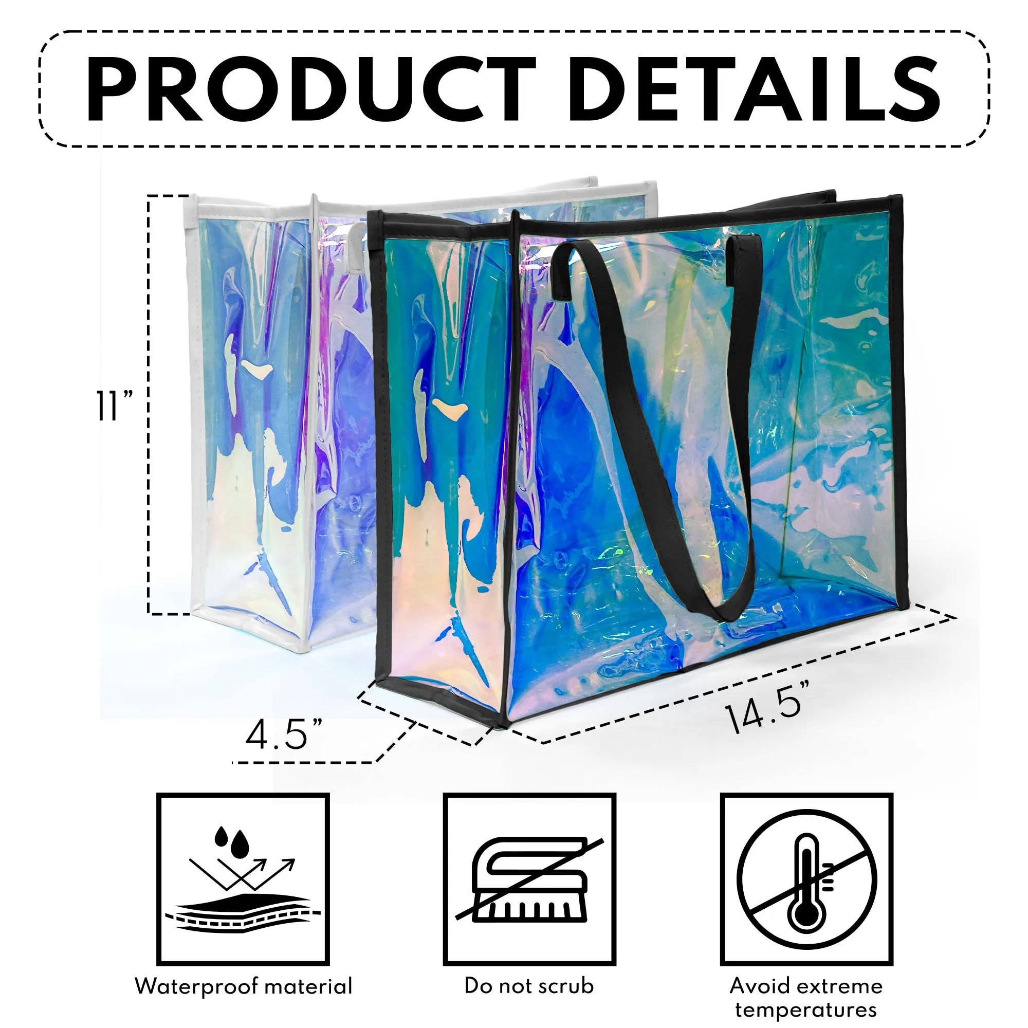 Baseball Mom - Personalized Holographic Tote