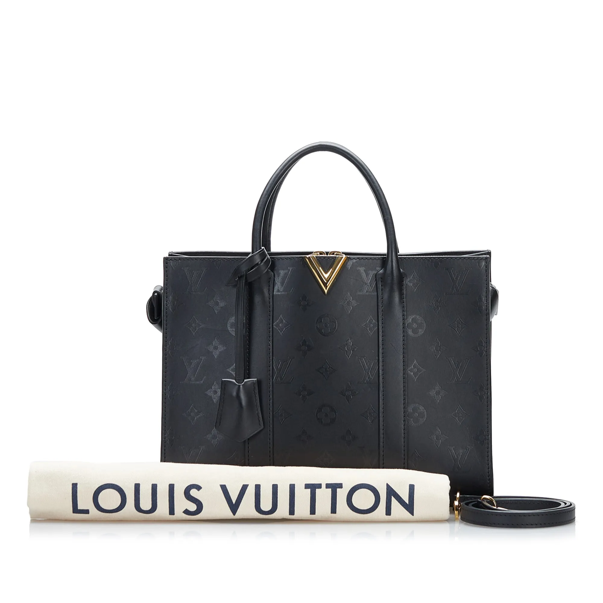 Black Louis Vuitton Monogram Very Tote MM Satchel