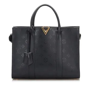 Black Louis Vuitton Monogram Very Tote MM Satchel