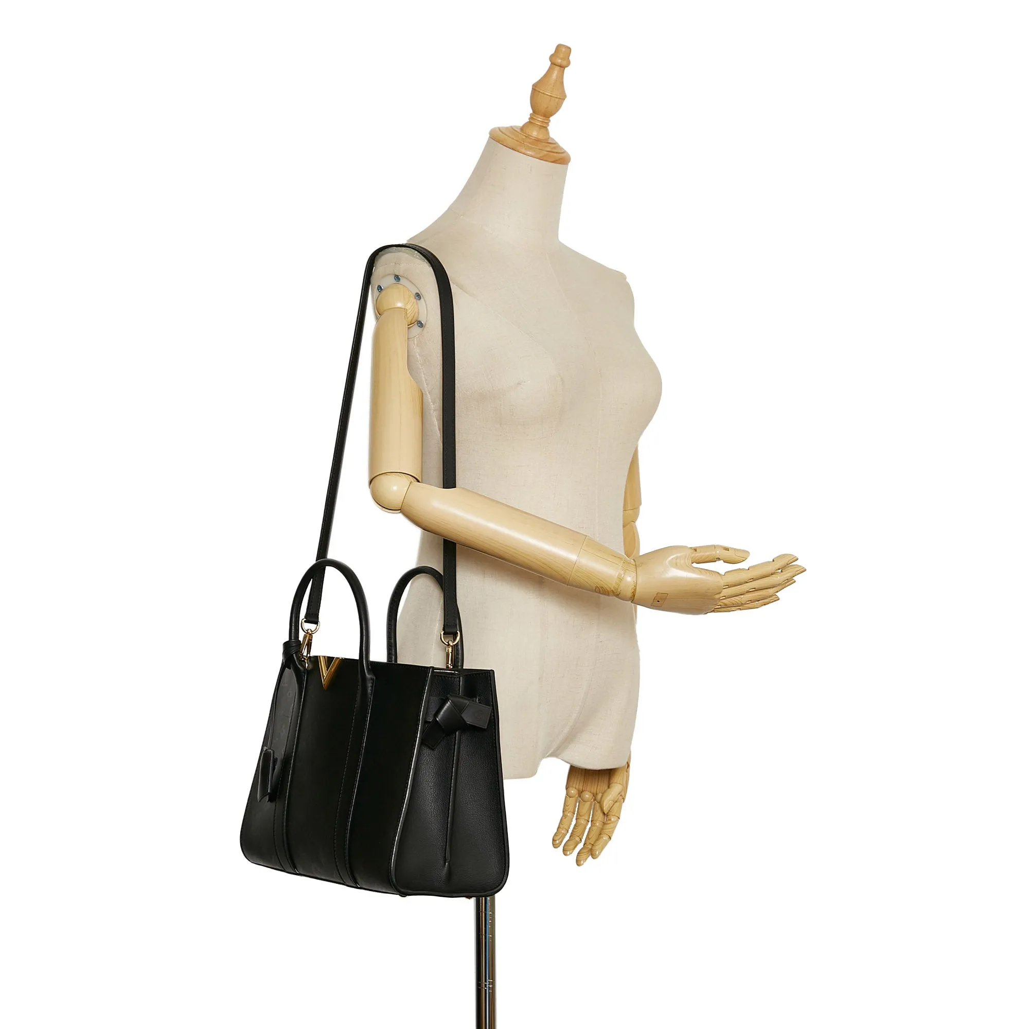 Black Louis Vuitton Monogram Very Tote MM Satchel
