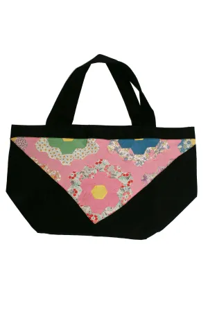 Black Quilted Tote