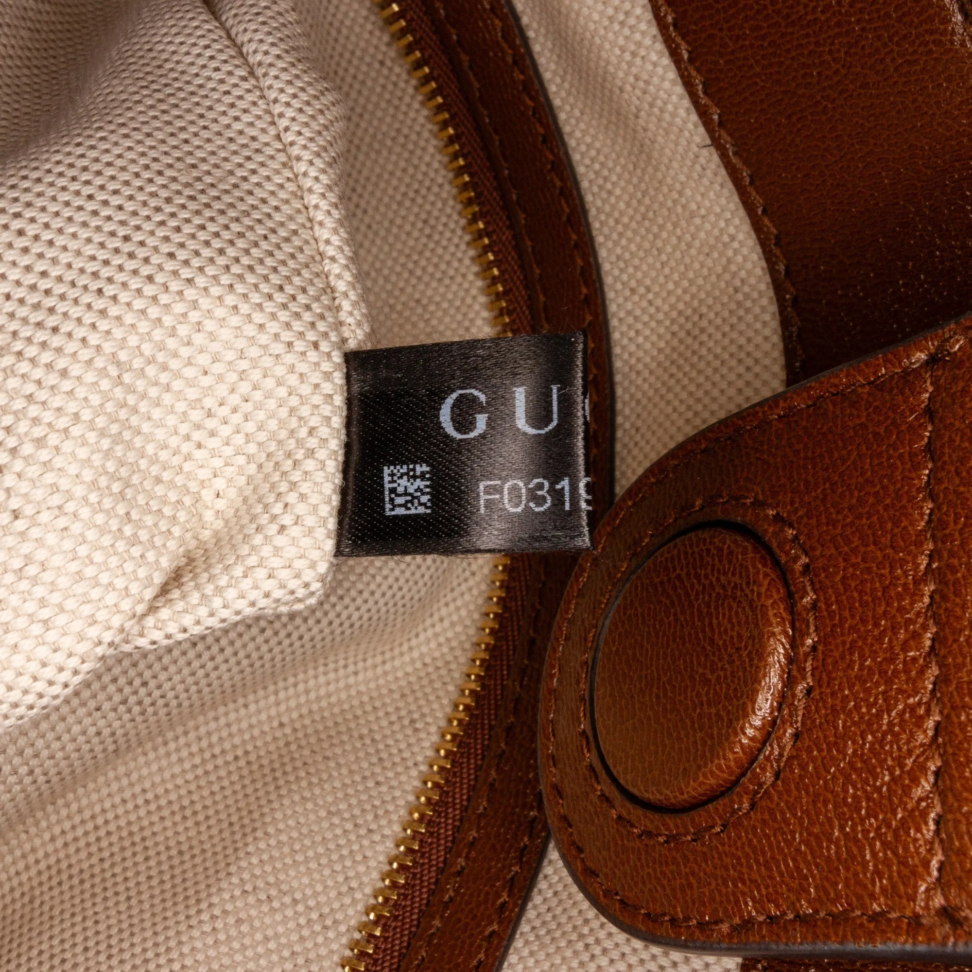 Brown Gucci Large GG Canvas 1955 Horsebit Chain Tote Satchel