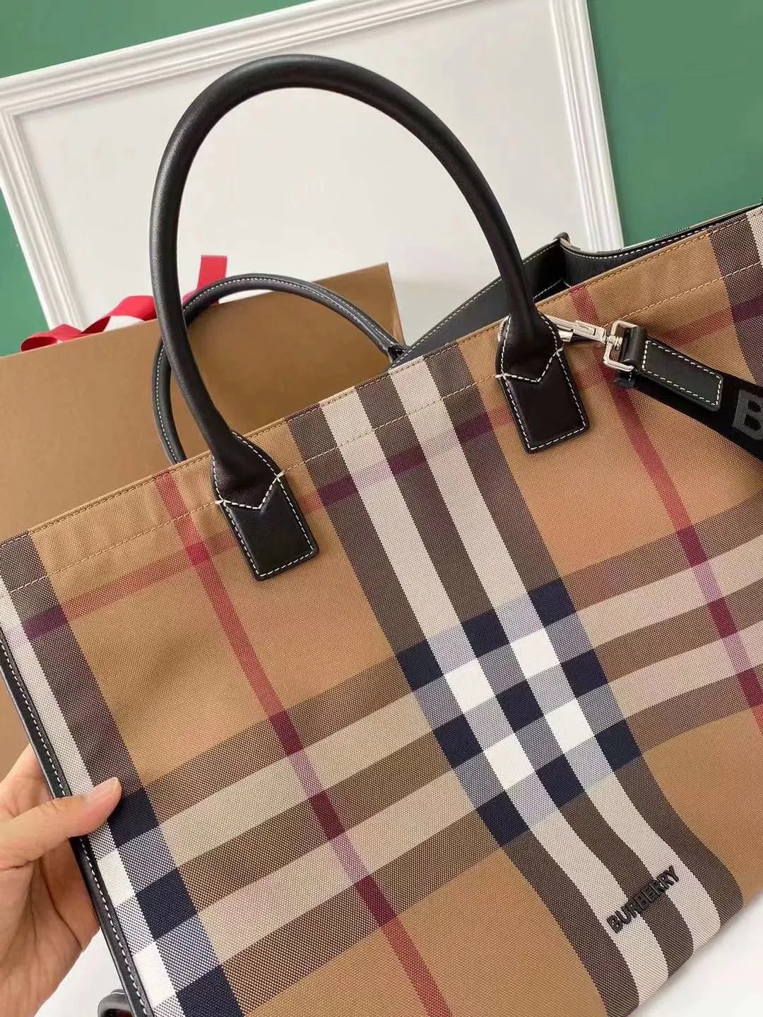 BUR095 Large Tote Bag / 45x34x19cm/17.7x13.4x7.5in