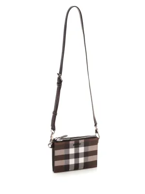 BURBERRY BENJI CHECK CROSSBODY BAG