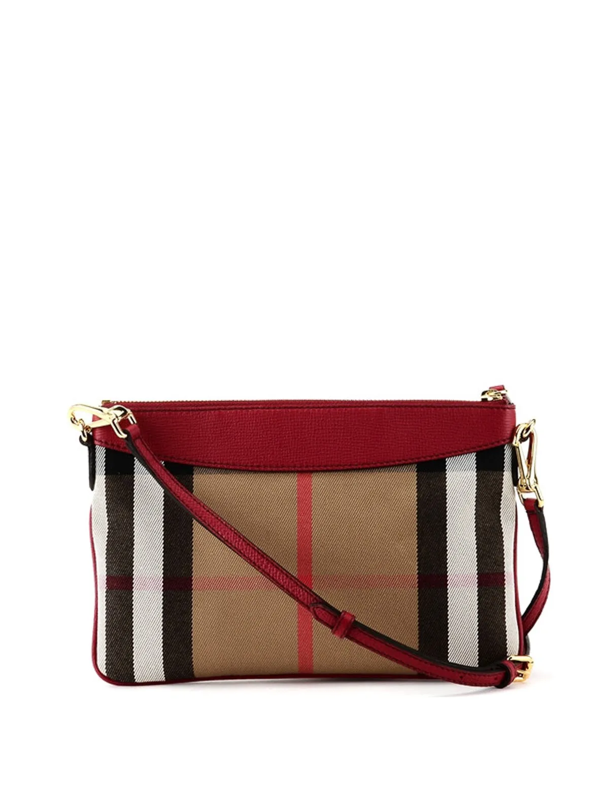 BURBERRY HOUSE CHECK DERBY CROSSBODY CLUTCH BAG