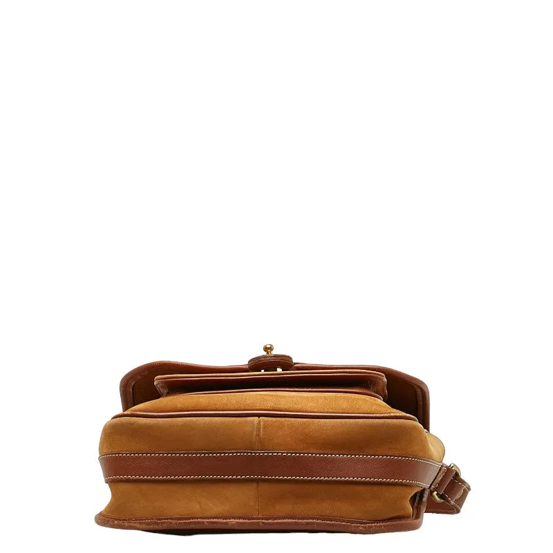 Burberry Leather Shoulder Bag Brown