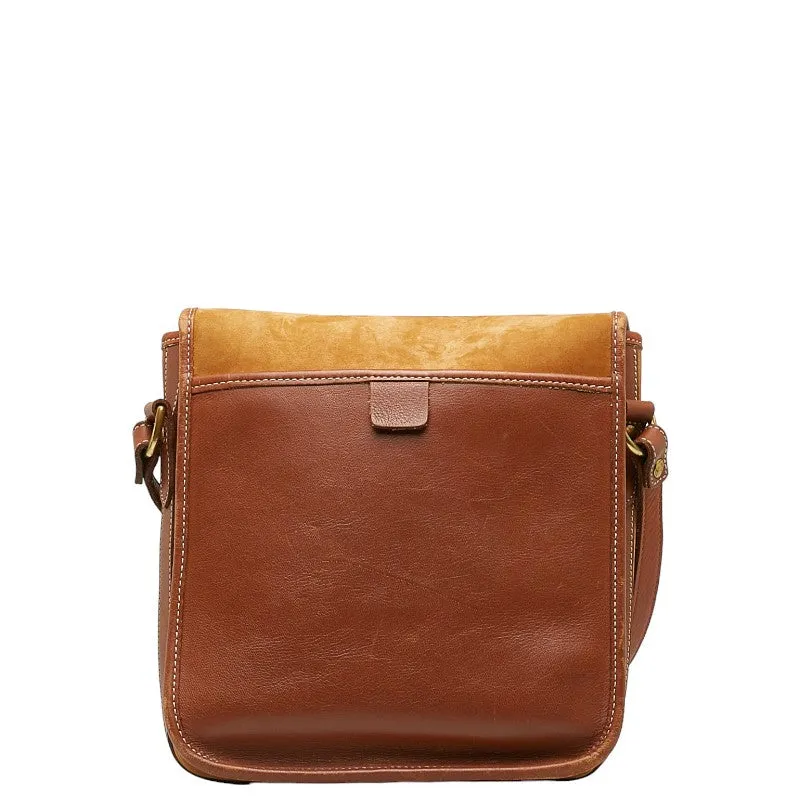 Burberry Leather Shoulder Bag Brown