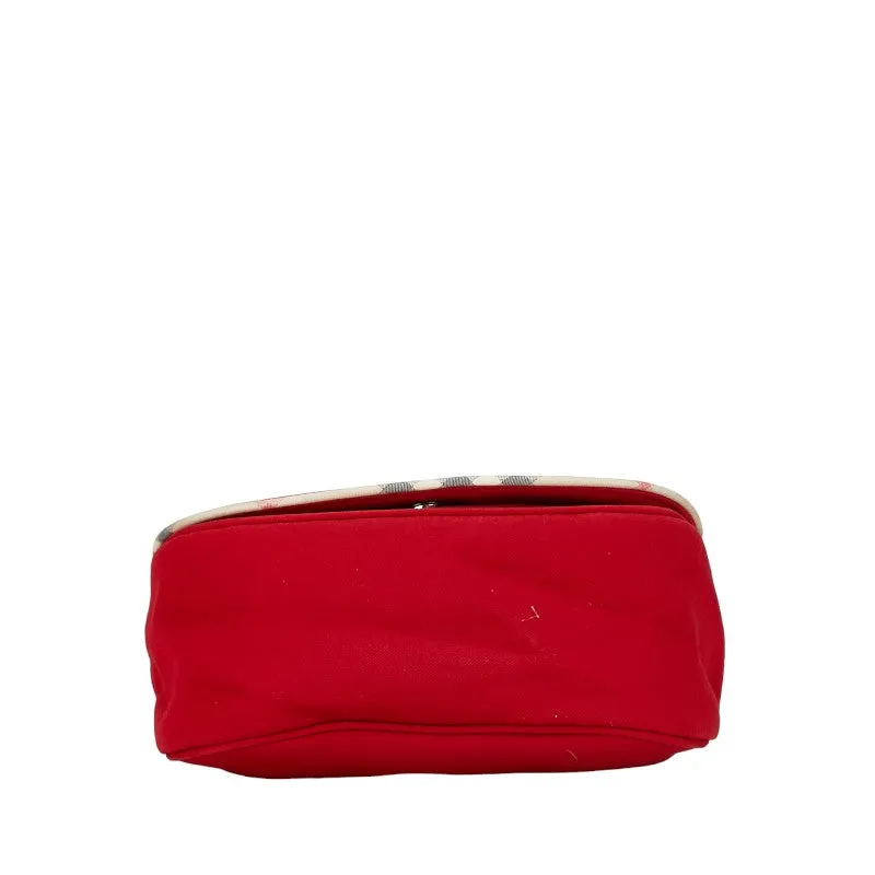 Burberry Nova Check Canvas Crossbody Shoulder Bag