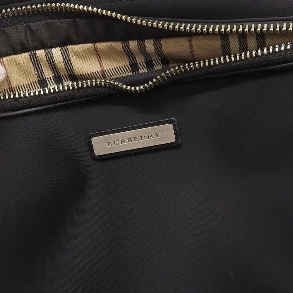 Burberry Nylon Shoulder Bag Black