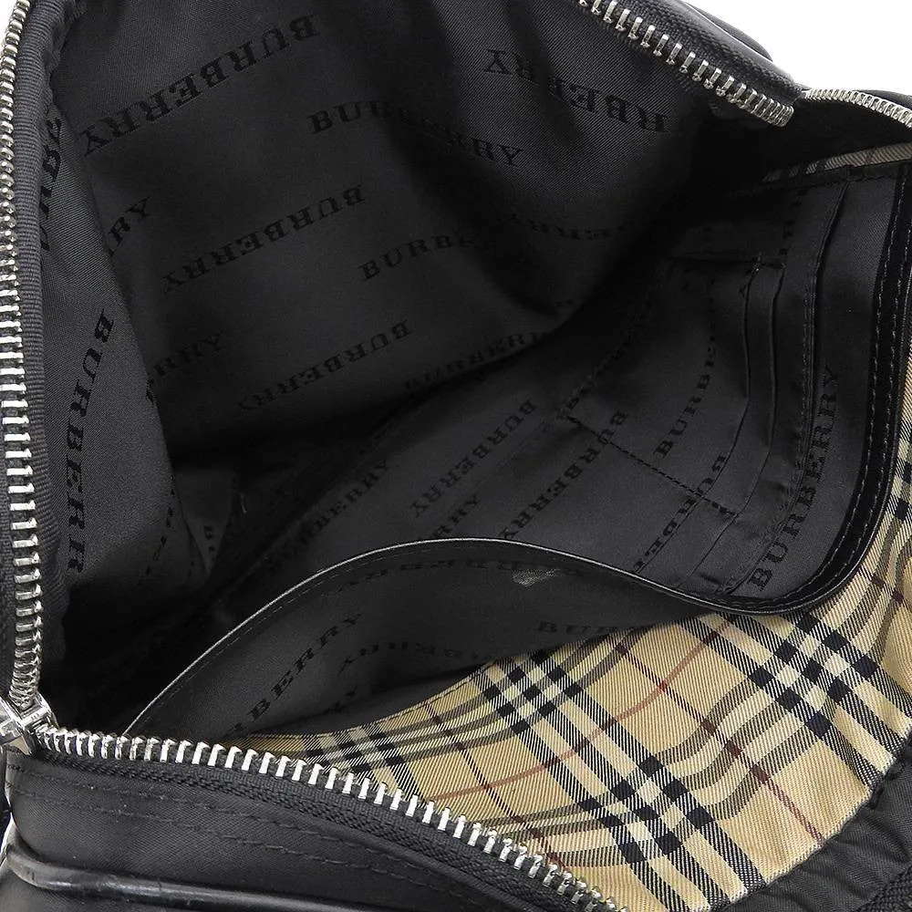 Burberry Nylon Shoulder Bag Black
