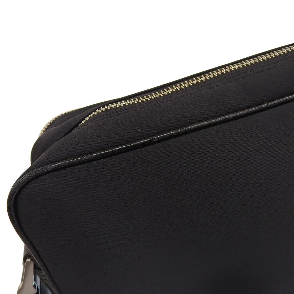 Burberry Nylon Shoulder Bag Black