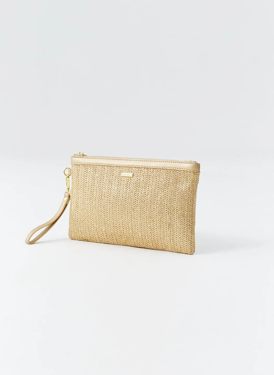 Capri Gold Clutch
