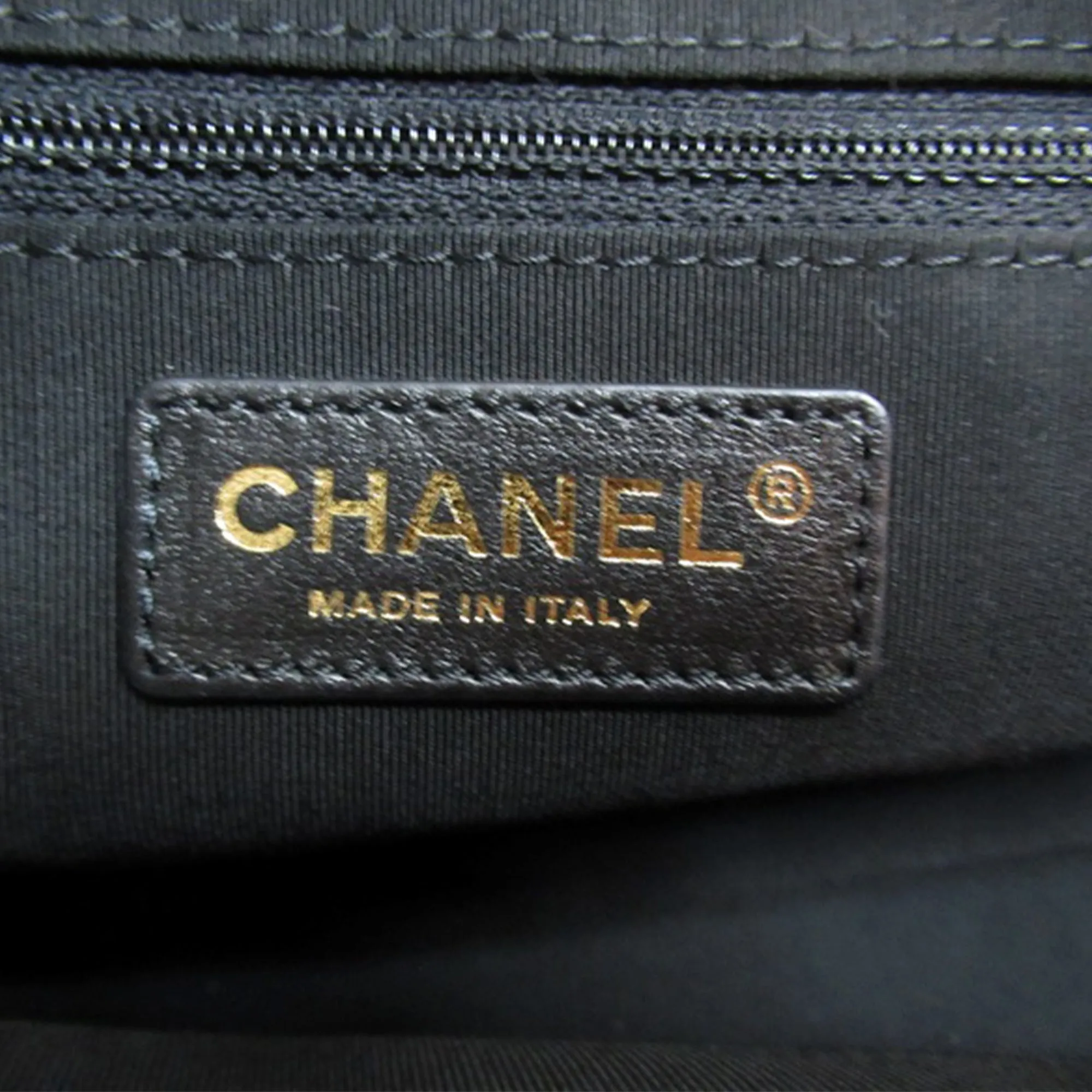 Chanel Small Bullskin Stitched Shopping Tote Satchel