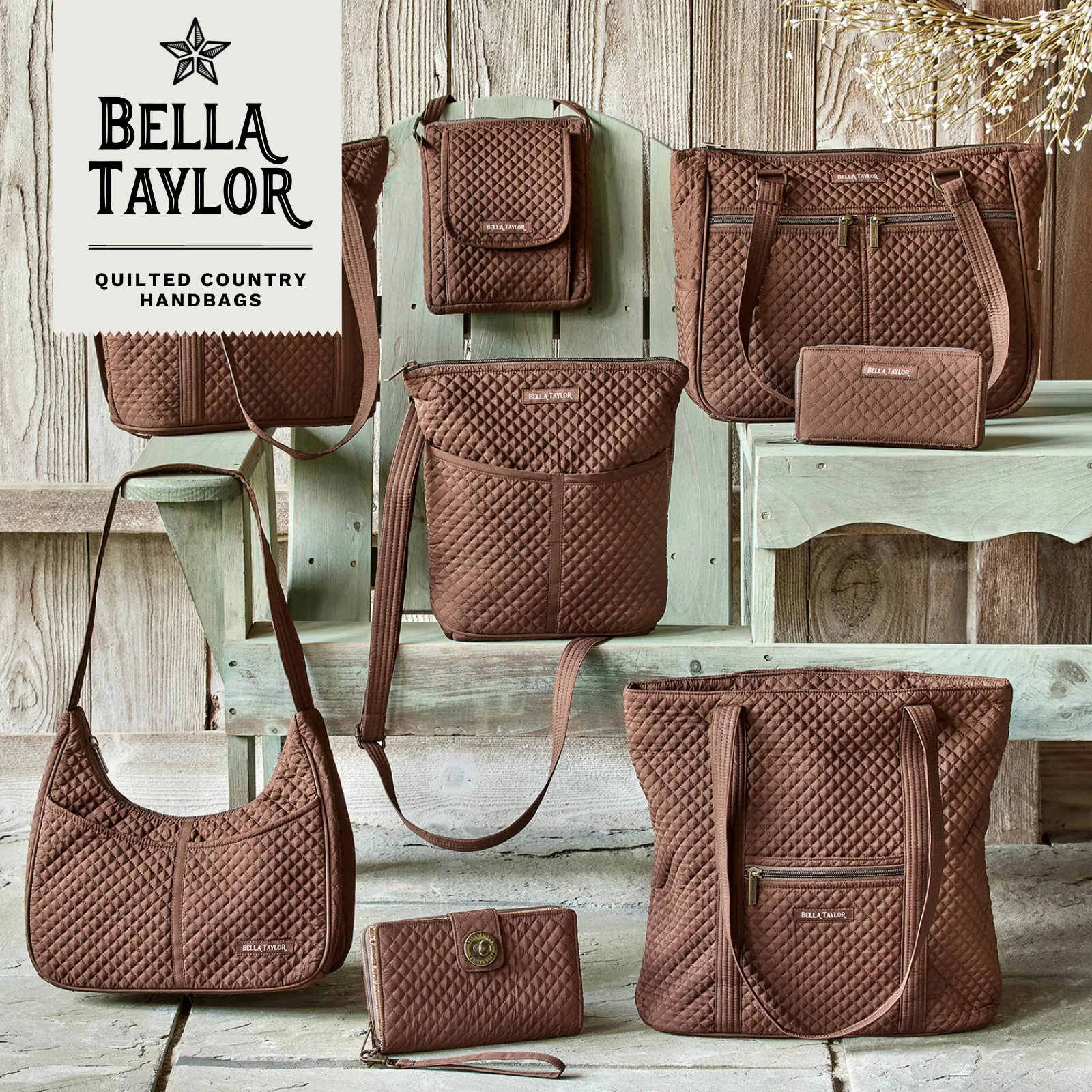 Chocolate Microfiber Small Shoulder Tote