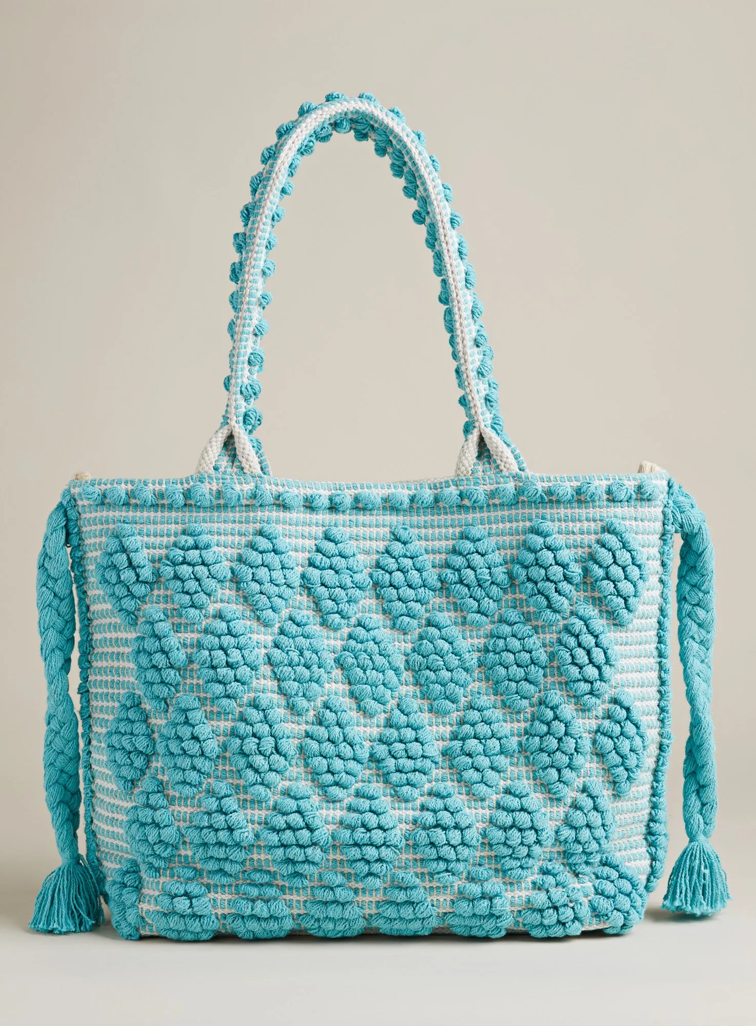 Diamond Dot Hand-loomed Carryall