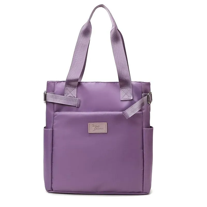 Fashion Women's Bag Travel Shoulder Bag Nylon Waterproof Sports Gym Fitness Handbags Large Capacity Shopper Bag