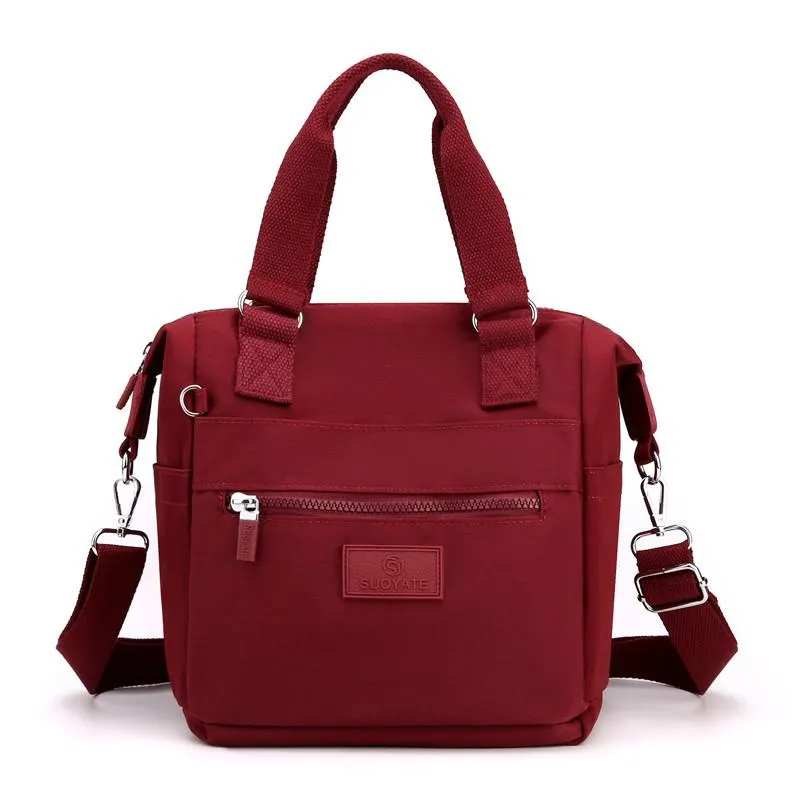 Fashion Women's Bag Trend 2021 Nylon Solid Color Messenger Bags Large Capacity Handbags Luxury Designer Shoulder Bags