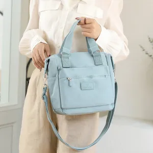 Fashion Women's Bag Trend 2021 Nylon Solid Color Messenger Bags Large Capacity Handbags Luxury Designer Shoulder Bags