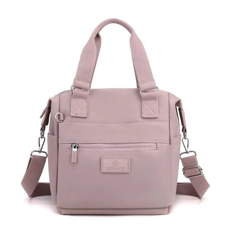 Fashion Women's Bag Trend 2021 Nylon Solid Color Messenger Bags Large Capacity Handbags Luxury Designer Shoulder Bags