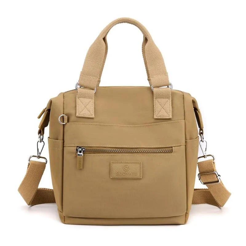 Fashion Women's Bag Trend 2021 Nylon Solid Color Messenger Bags Large Capacity Handbags Luxury Designer Shoulder Bags