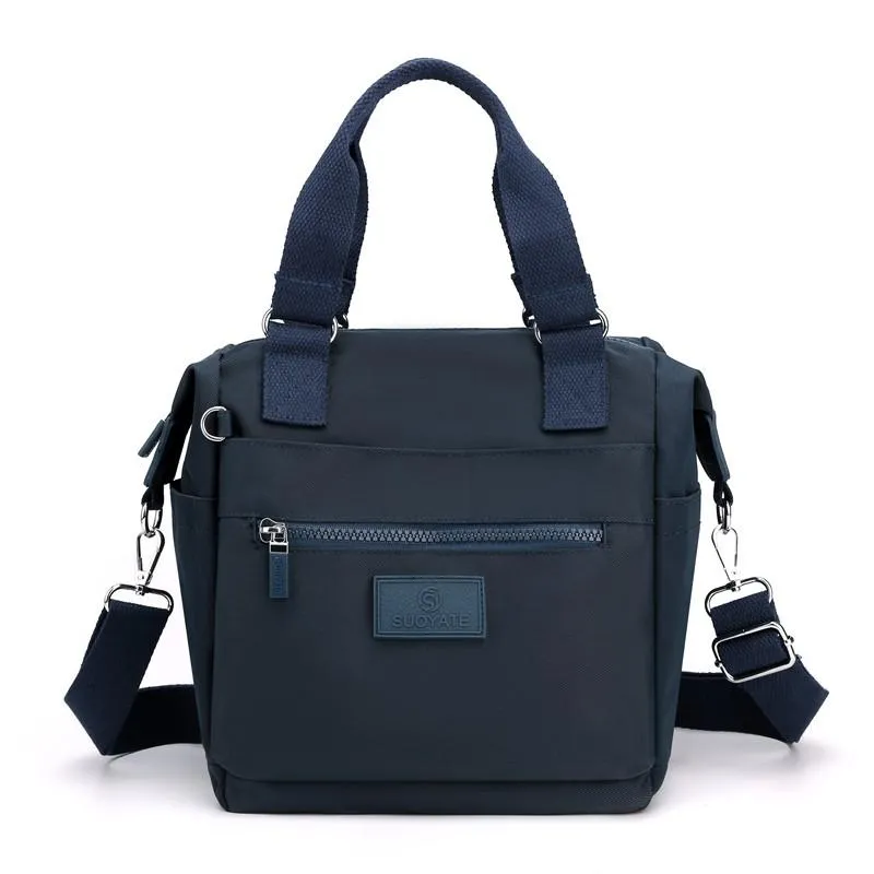 Fashion Women's Bag Trend 2021 Nylon Solid Color Messenger Bags Large Capacity Handbags Luxury Designer Shoulder Bags
