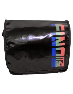 Fino SK-TPN-01 Funky Faux Leather Waterproof Messenger Bag - Black