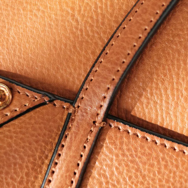 Foldable Women's Genuine Leather Crossbody Tote Handbags For Women