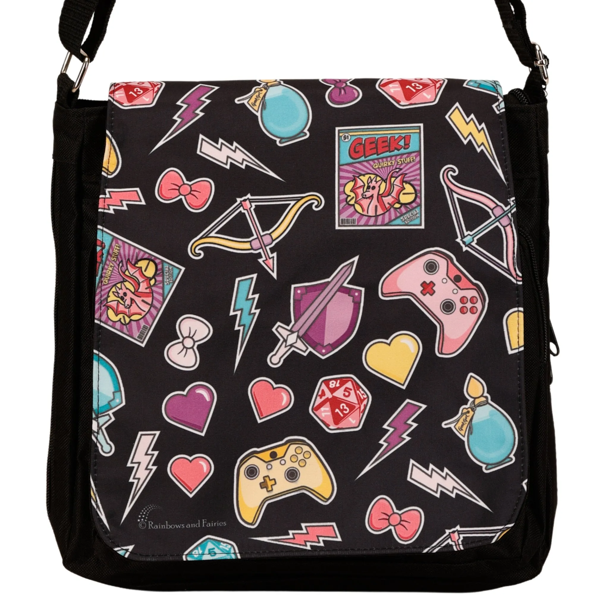 Geek Girl Messenger/Satchel/Crossbody Bag