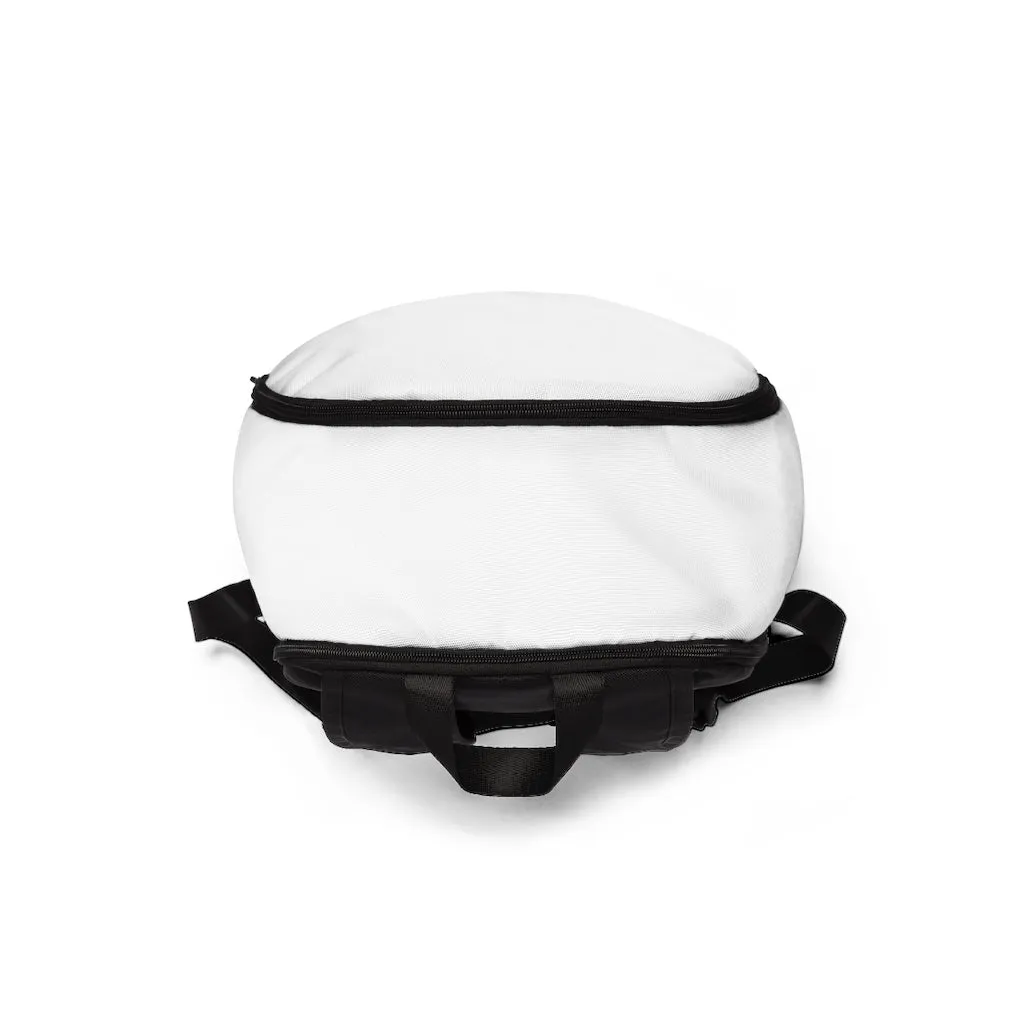 Gold Material Unisex Fabric Backpack