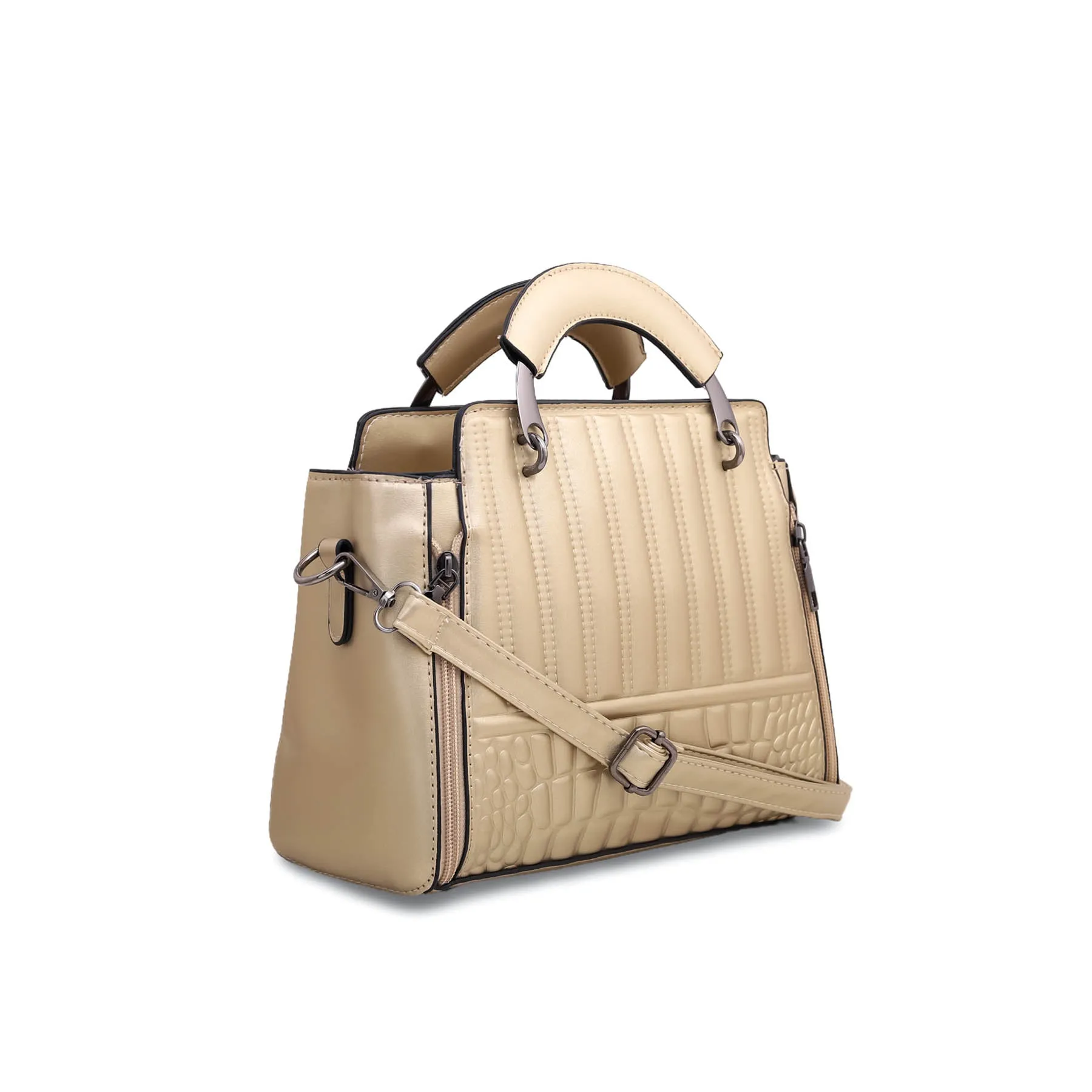Golden Formal Hand Bag P35894