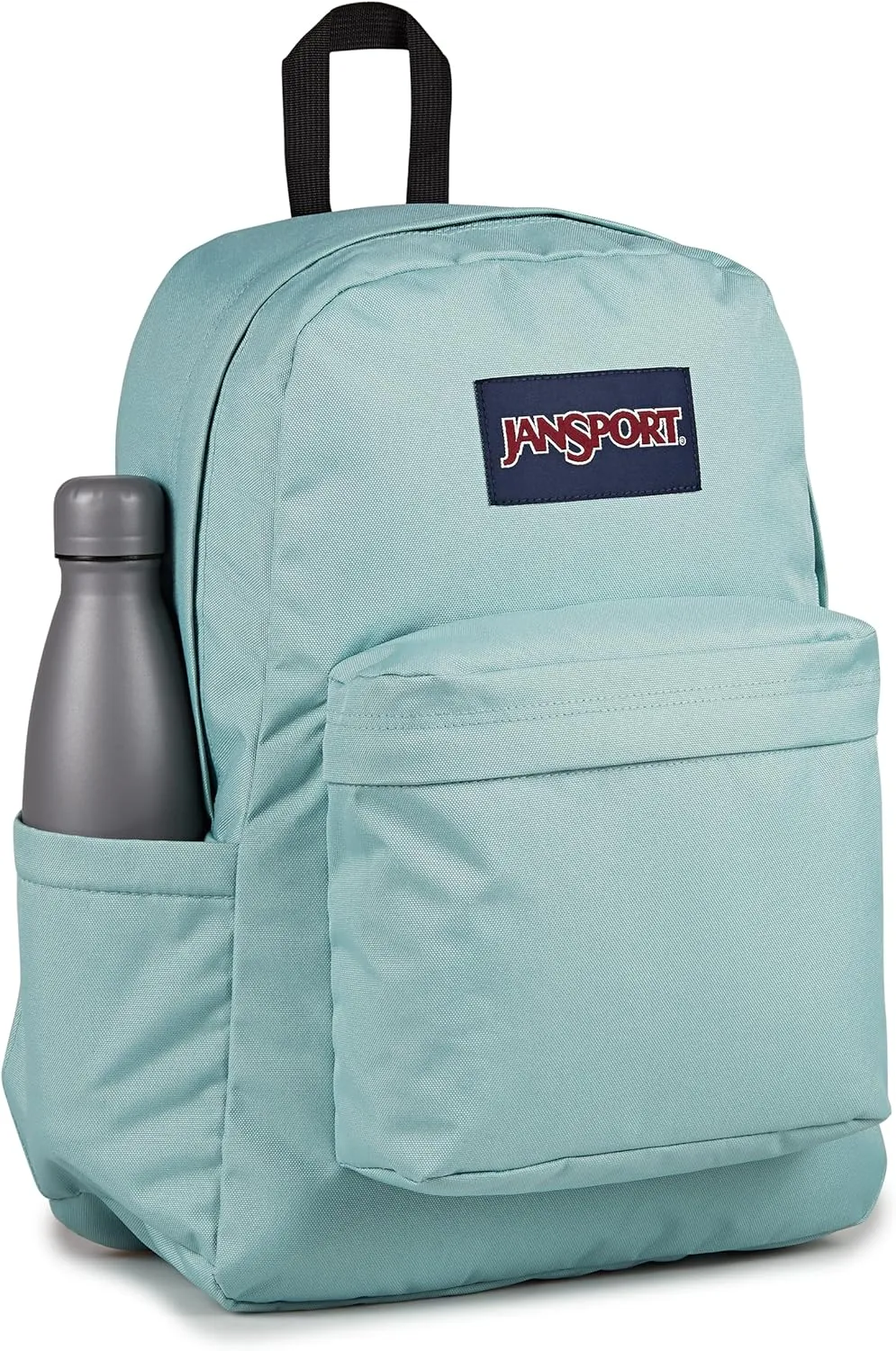 JanSport SuperBreak Plus Backpack with Padded 15-inch Laptop Sleeve and Integrated Bottle Pocket - Spacious and Durable Daypack for Work and Travel - Faded Sage