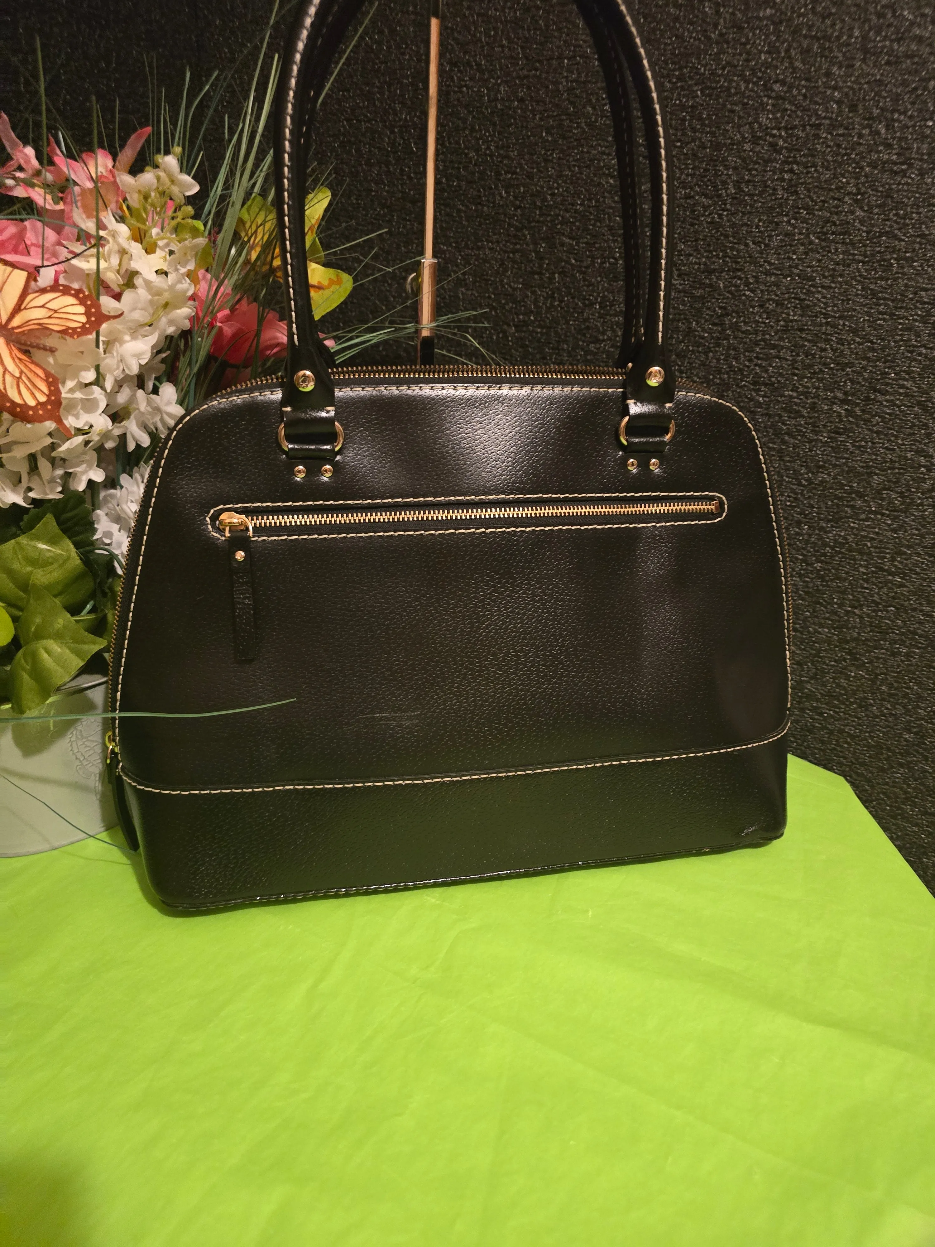 Kate Spade Wellesley Rachelle Black Satchel Shoulderbag Carryall with Match Wallet