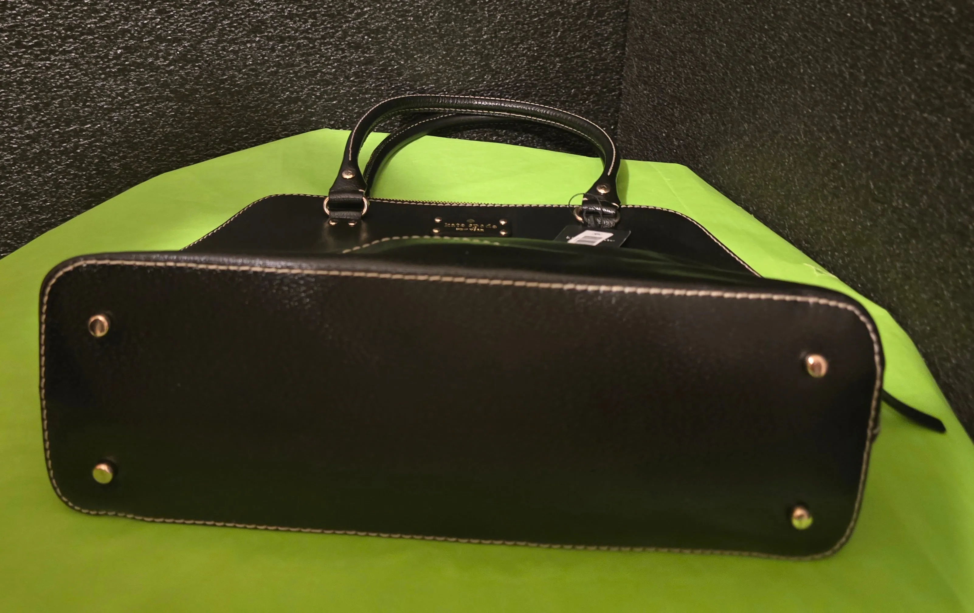 Kate Spade Wellesley Rachelle Black Satchel Shoulderbag Carryall with Match Wallet
