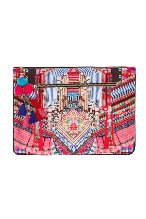 LARGE CANVAS CLUTCH HANI HEAVEN