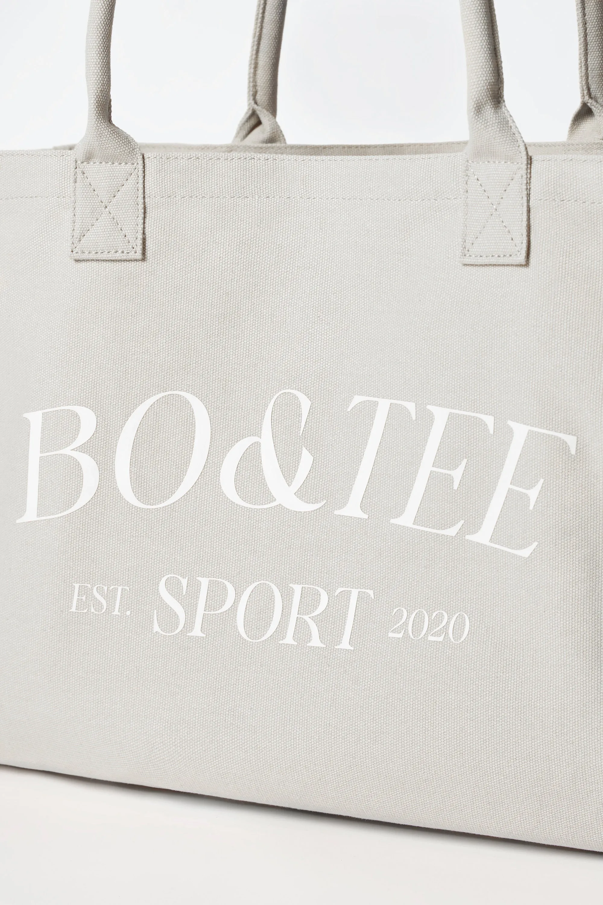 Large Canvas Tote Bag in Vintage Grey