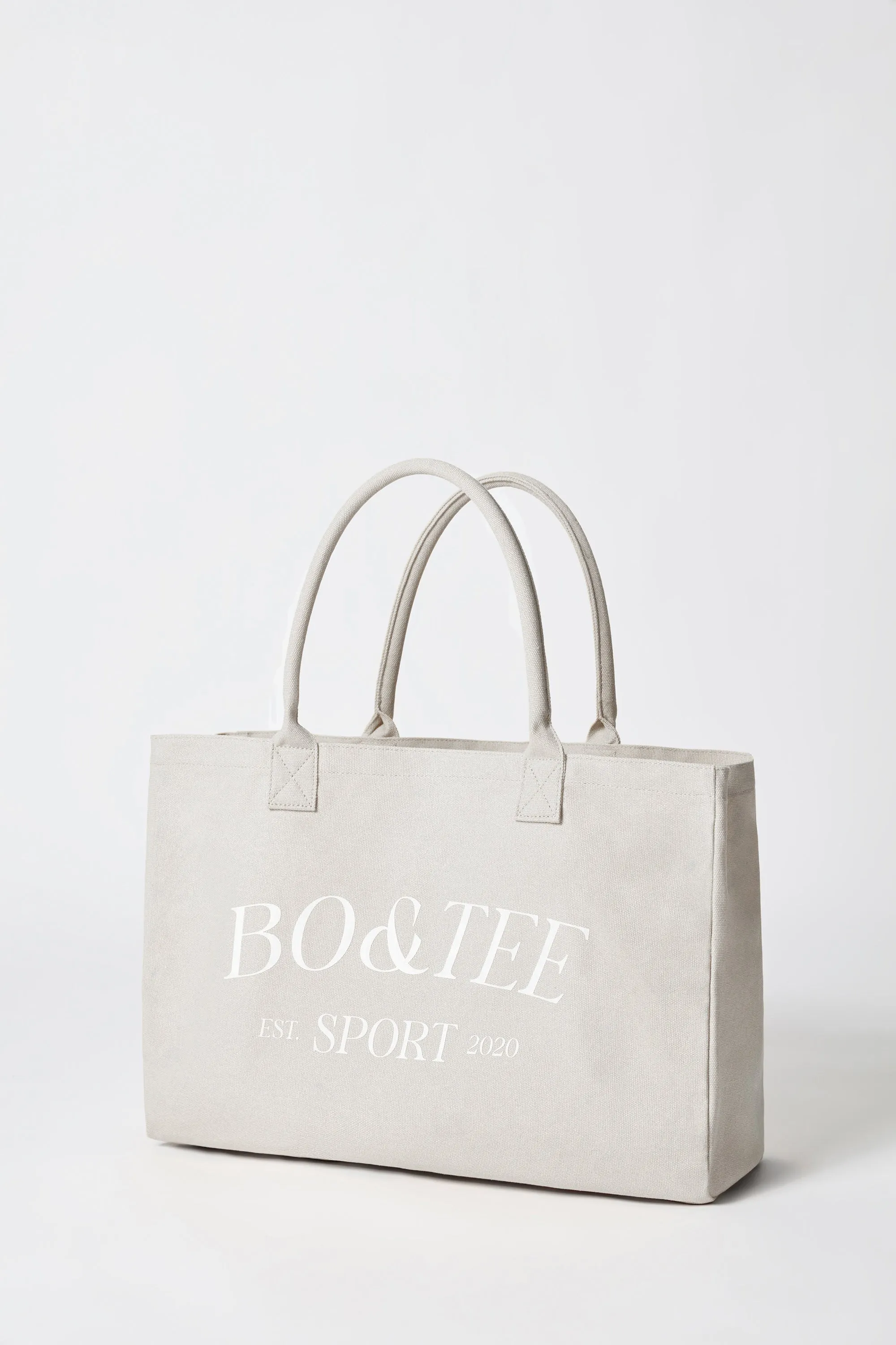 Large Canvas Tote Bag in Vintage Grey