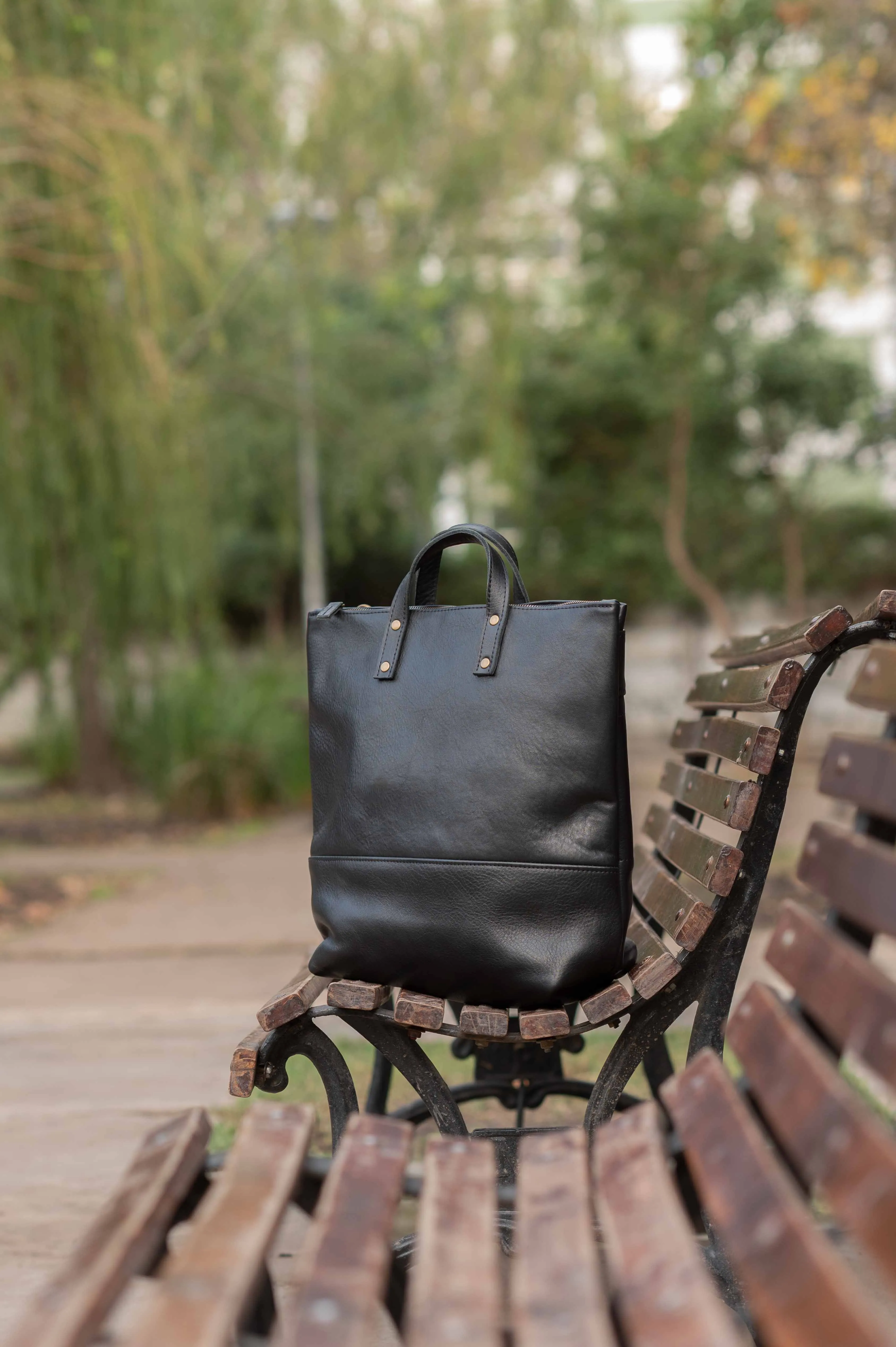 Leather tote bag - Ceibo L briefcase