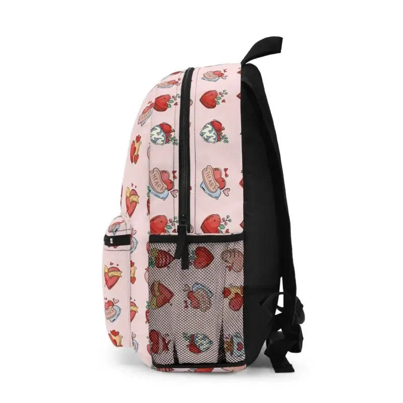 Lovey Dovey Hearts Valentine Themed Backpack