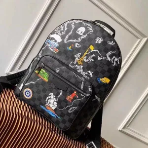 Men&#8217;s Osh Backpack Map Print Damier Graphite Canvas N40199 2019 Collection