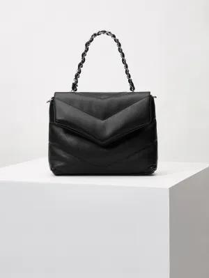 MOTF PREMIUM CHEVRON CHAIN SHOULDER BAG