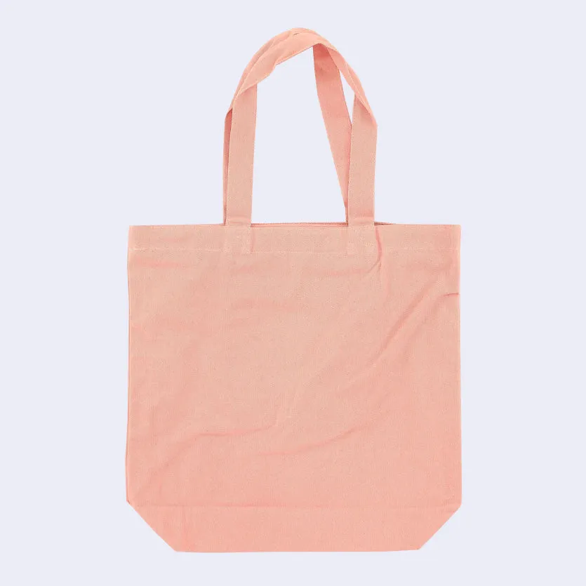 Peko Chan - Zippered Tote Bag (Pink - Cat)