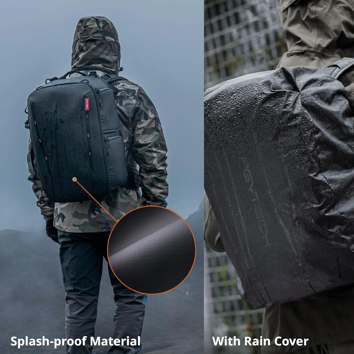 PGYTECH OneMo 2 25L-33L Camera Backpack with Shoulder Bag for 16 Laptop for Photographers, Waterproof DSLR Backpack for Canon/Nikon/Sony, Drone Backpack for DJI Mini 3 Pro/Mavic 3/ FPV(Olivine Camo)