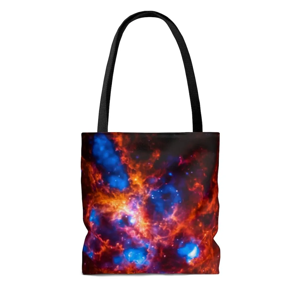 Premium Polyester Tote Bag - Galaxy Image #102 Nebula | Small, Medium, or Large Tote Bag, Gift for Her, Graphic Tote Bag, Aesthetic Tote