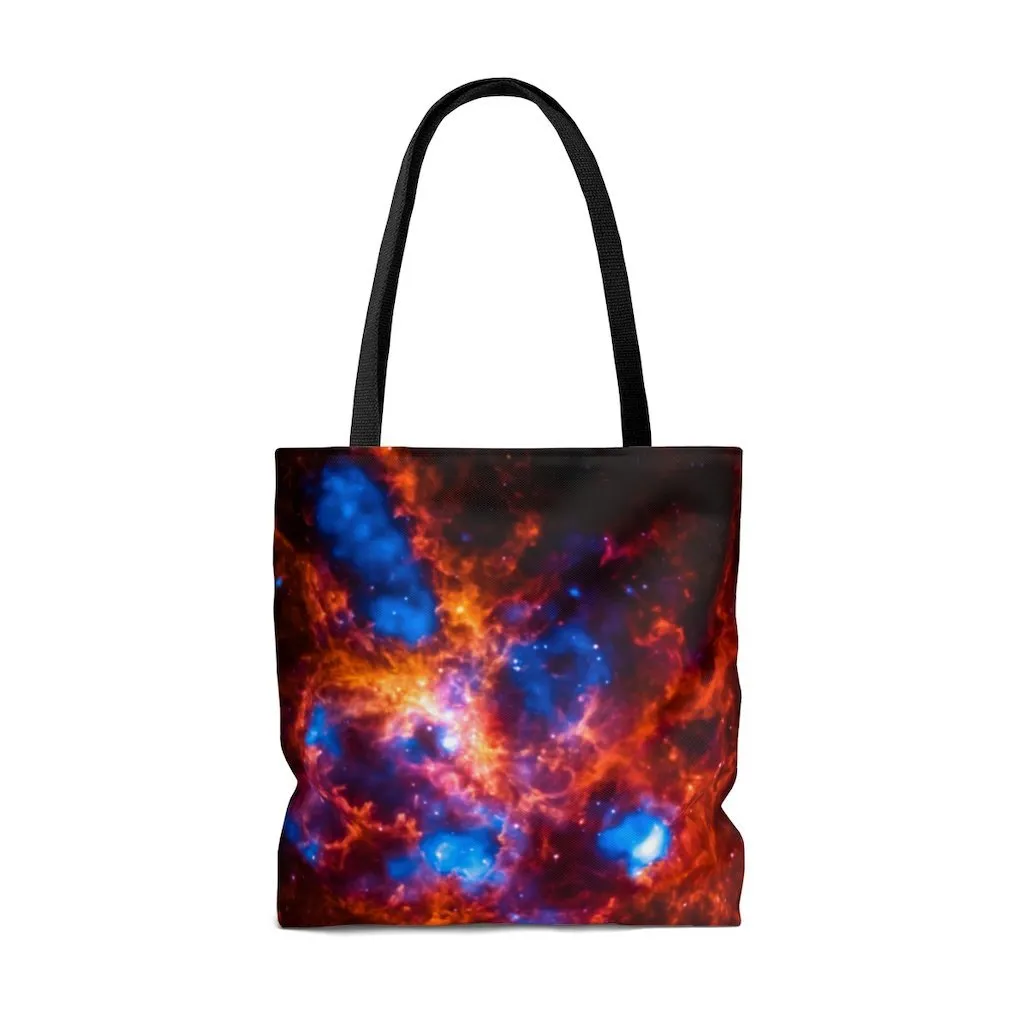 Premium Polyester Tote Bag - Galaxy Image #102 Nebula | Small, Medium, or Large Tote Bag, Gift for Her, Graphic Tote Bag, Aesthetic Tote
