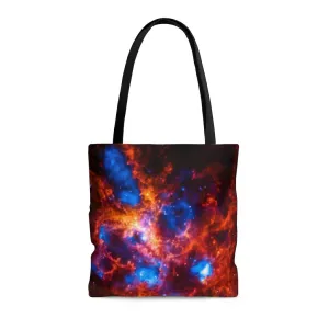 Premium Polyester Tote Bag - Galaxy Image #102 Nebula | Small, Medium, or Large Tote Bag, Gift for Her, Graphic Tote Bag, Aesthetic Tote