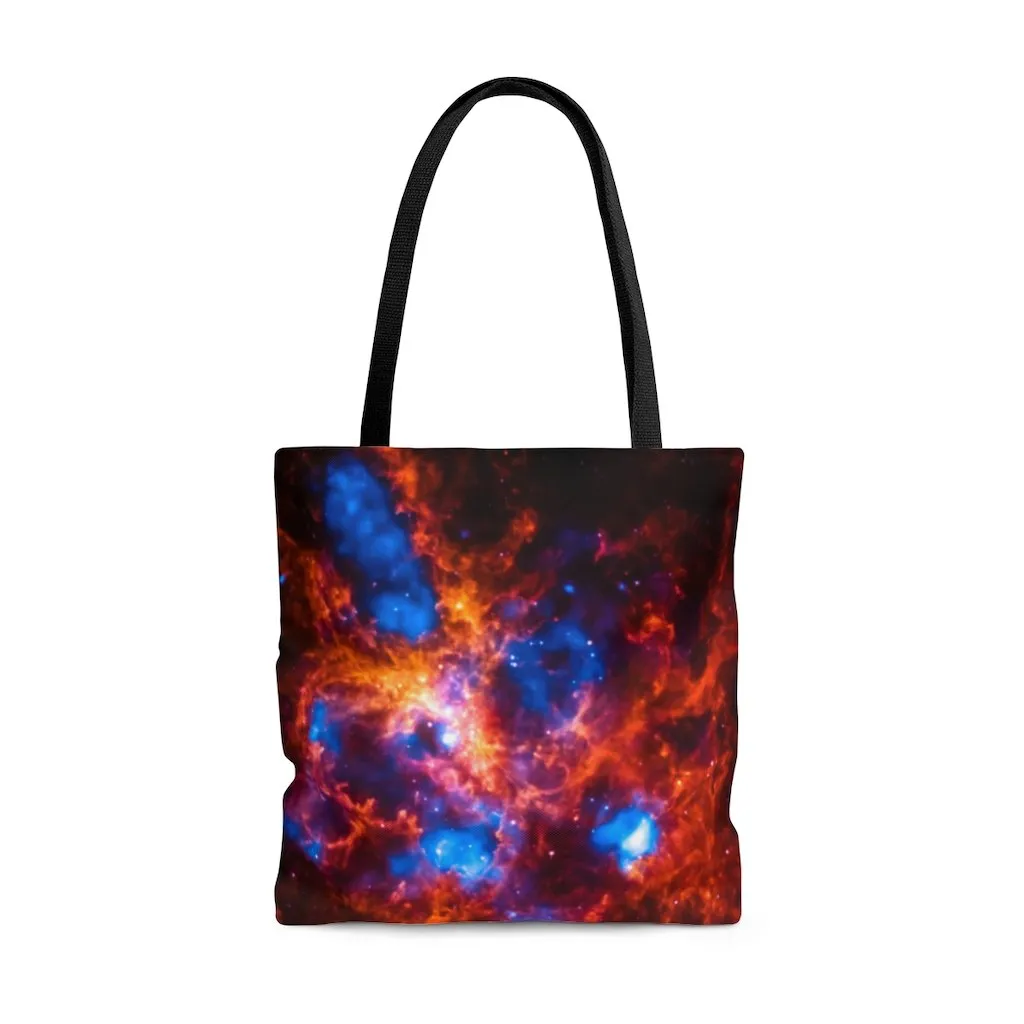 Premium Polyester Tote Bag - Galaxy Image #102 Nebula | Small, Medium, or Large Tote Bag, Gift for Her, Graphic Tote Bag, Aesthetic Tote